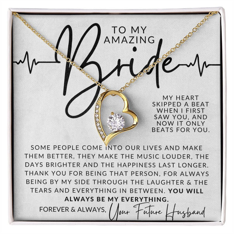 Heartfelt Gift For Wife to Be 2025  - Pure Silver Heart Necklace Gift Set