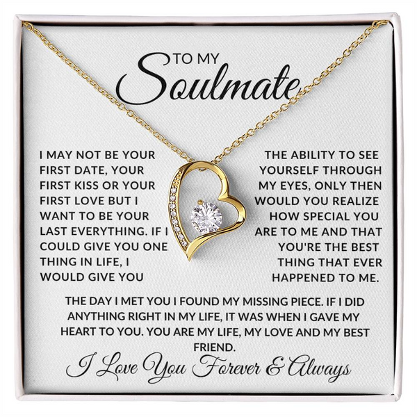 Most Special Gift For Soulmate - 925 Sterling Silver Necklace Gift Set