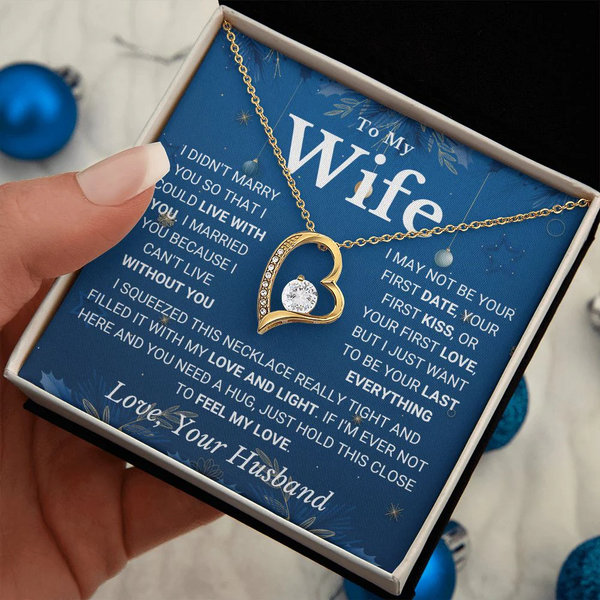 Special Gift Idea for Wife - Pure Silver Pendant With Message Card