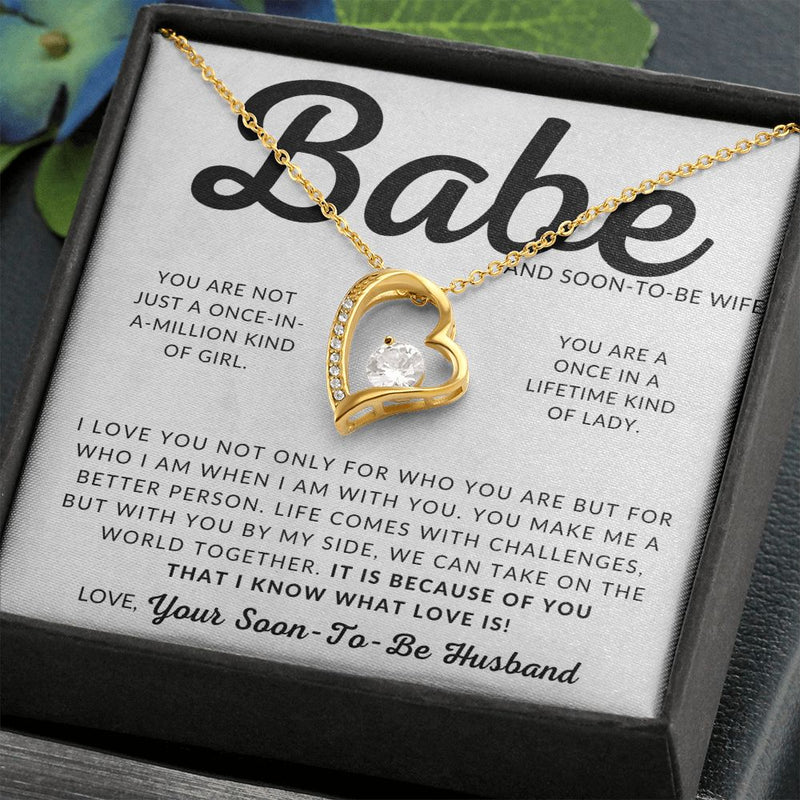 Heartfelt Gift For Future Wife/Fiancee 2024 - Pure Silver Heart Necklace Gift Set