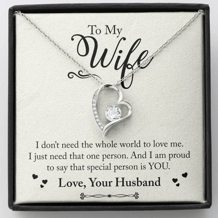 Best Gift For Wife - Pure Silver Necklace Gift Set