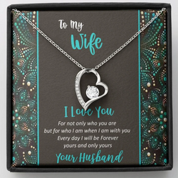 Best Gift For Wife - Pure Silver Necklace Gift Set