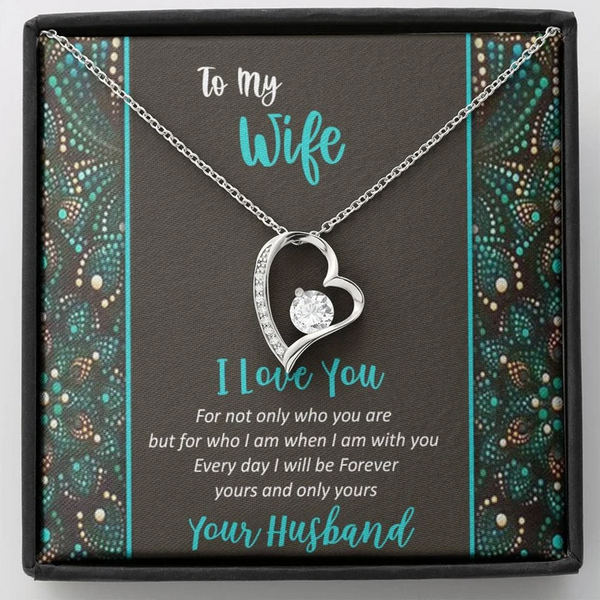 Best Gift For Wife - Pure Silver Necklace Gift Set