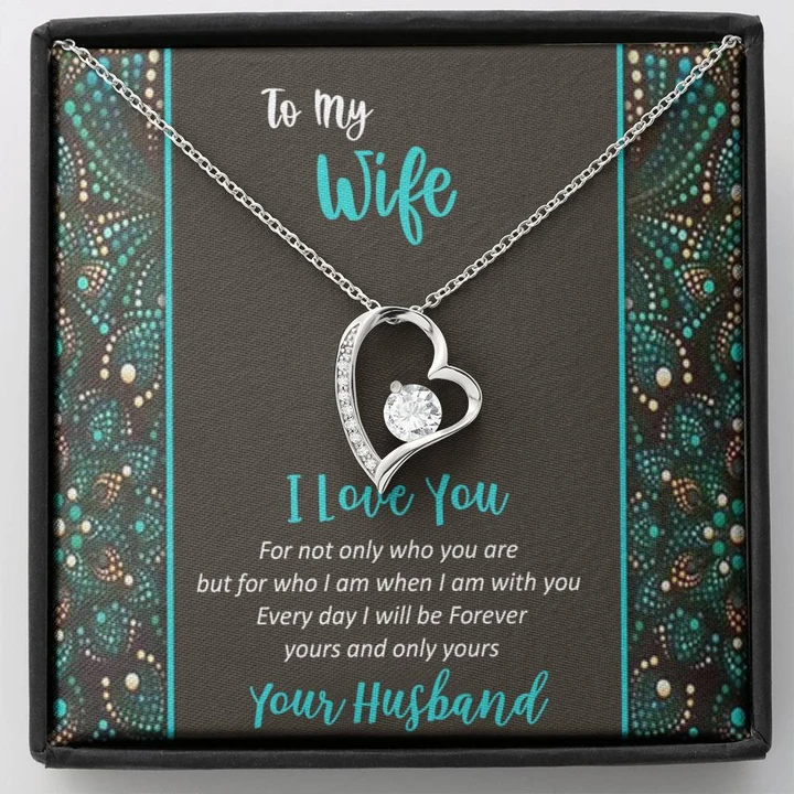Best Gift For Wife - Pure Silver Necklace Gift Set