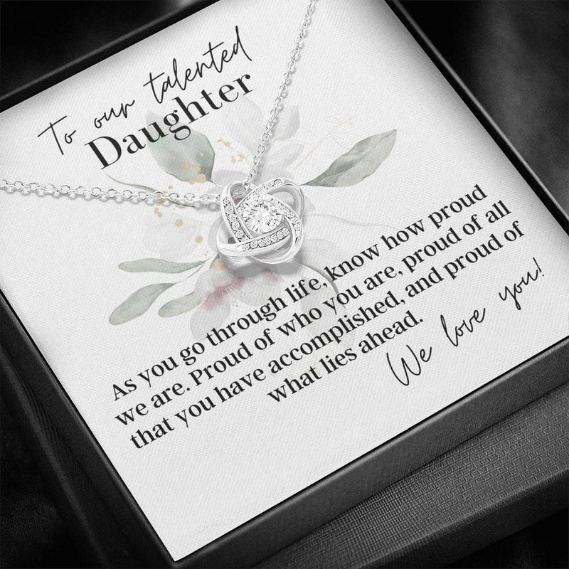 Elegant Gift For Daughter - Pure Silver Necklace Gift Set