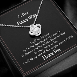 Perfect Gift For Wife to Be 2025 - Pure Silver Necklace Gift Set