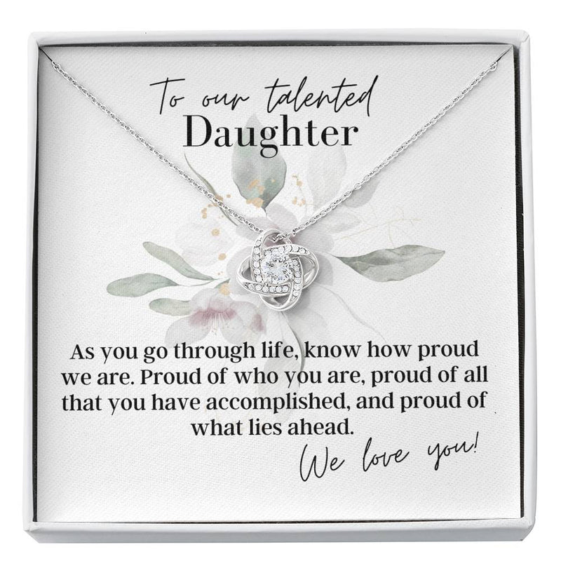 Elegant Gift For Daughter - Pure Silver Necklace Gift Set