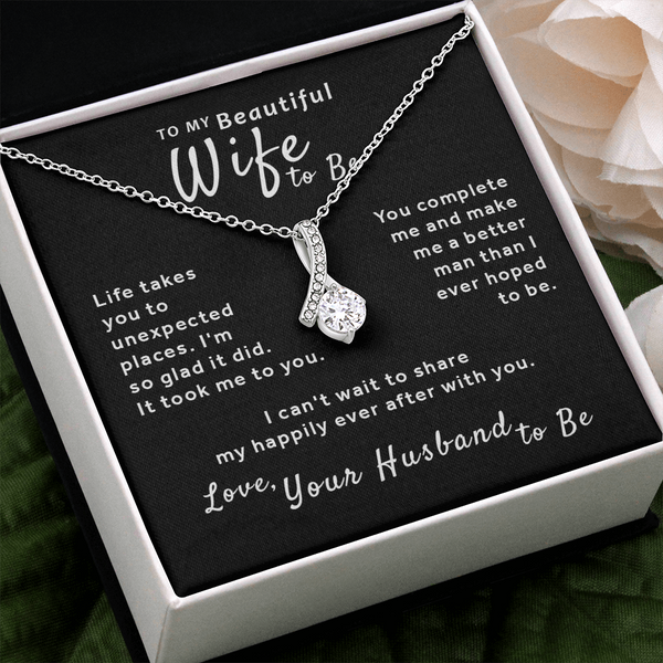 Surprise Gift For Wife to Be 2025 - Pure Silver Necklace Gift Set
