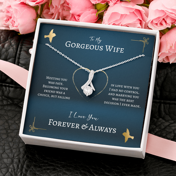 Most Lovely Gift For Wife 2025 - Pure Silver Necklace Gift Set