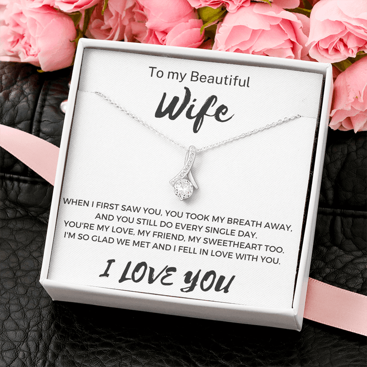 Most Perfect Gift For Wife 2024 - Pure Silver Necklace Gift Set