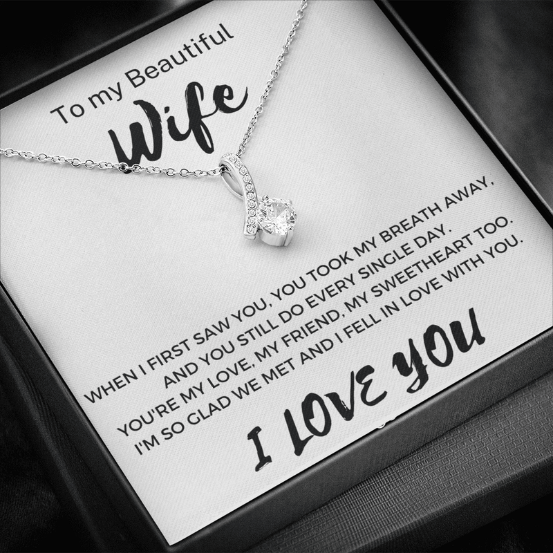 Most Perfect Gift For Wife 2024 - Pure Silver Necklace Gift Set