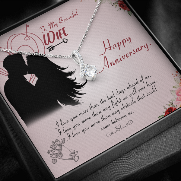 Most Perfect Anniversary Gift For Wife 2024 - Pure Silver Necklace Gift Set