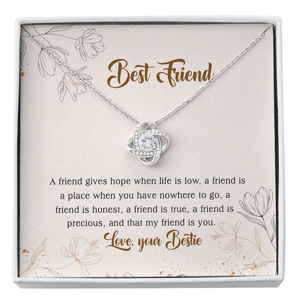 Perfect Gift For Bestfriend Girl - Pure Silver Necklace Gift Set