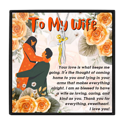Unique Couple Hug Necklace For Wife - 925 Sterling Silver Pendant Chain Set