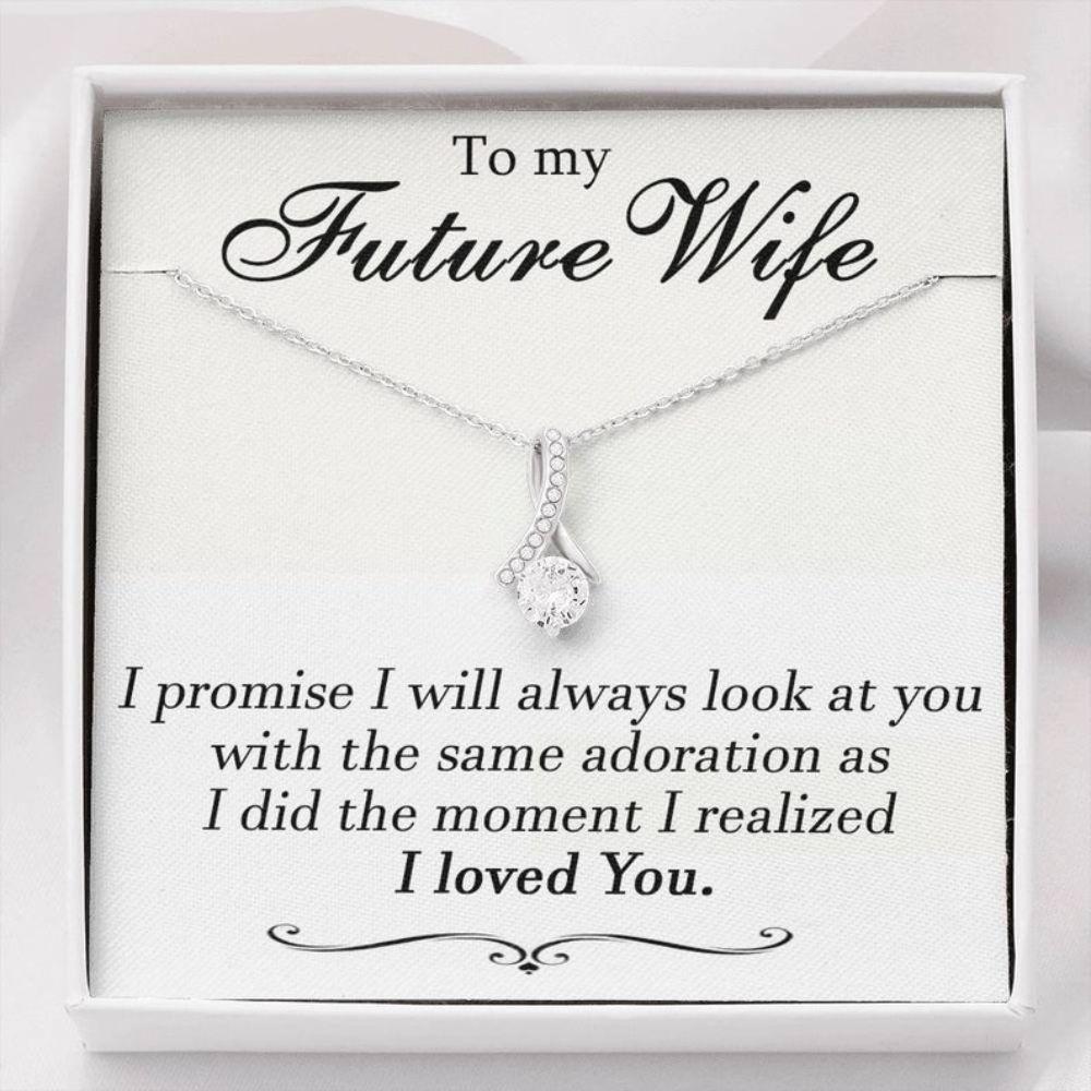 Perfect Gift For Wife to be Pure Silver Necklace Gift Set – Fabunora