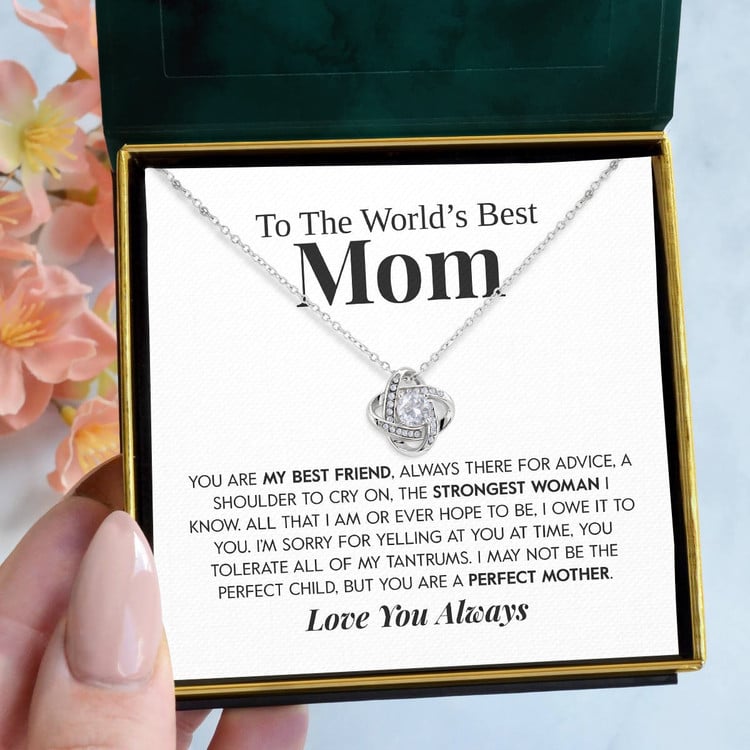 Lovely Gift For Mother - Pure Silver Necklace Gift Set