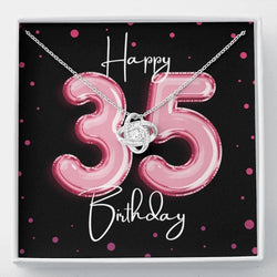 35th Birthday Gift For Her - Pure Silver Necklace Gift Set