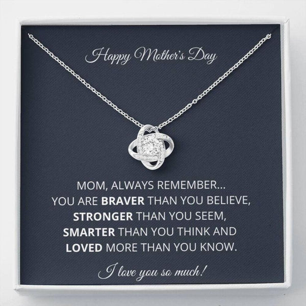 Happy Mother’s Day Gift For Mom - Pure Silver Necklace Gift Set