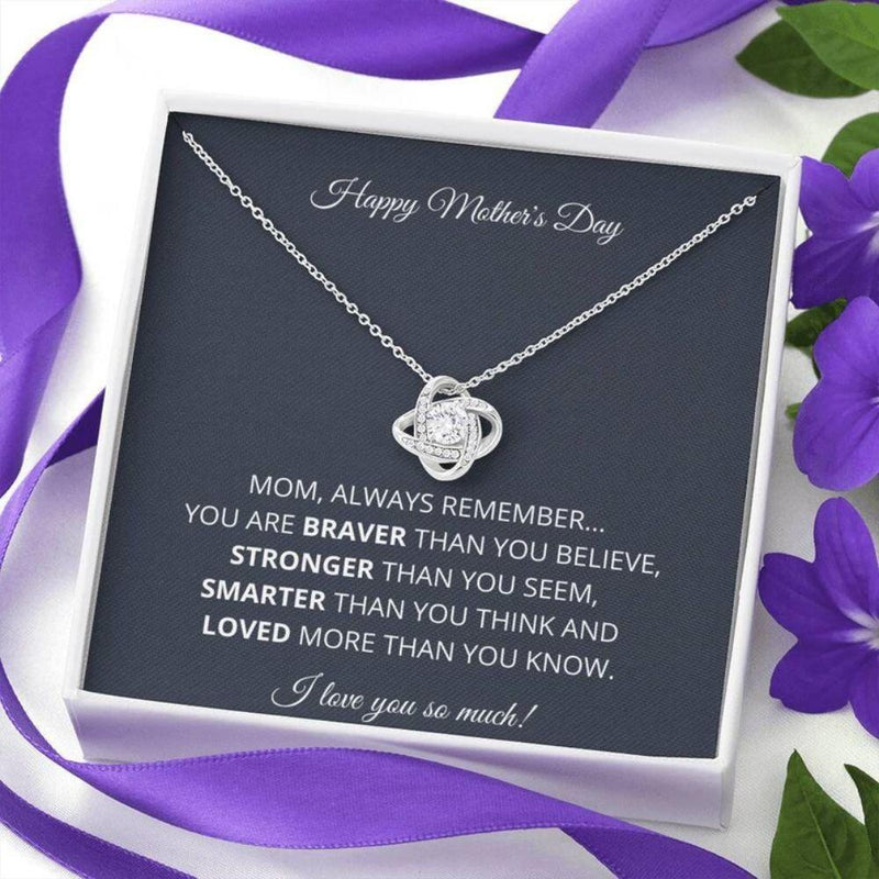 Happy Mother’s Day Gift For Mom - Pure Silver Necklace Gift Set