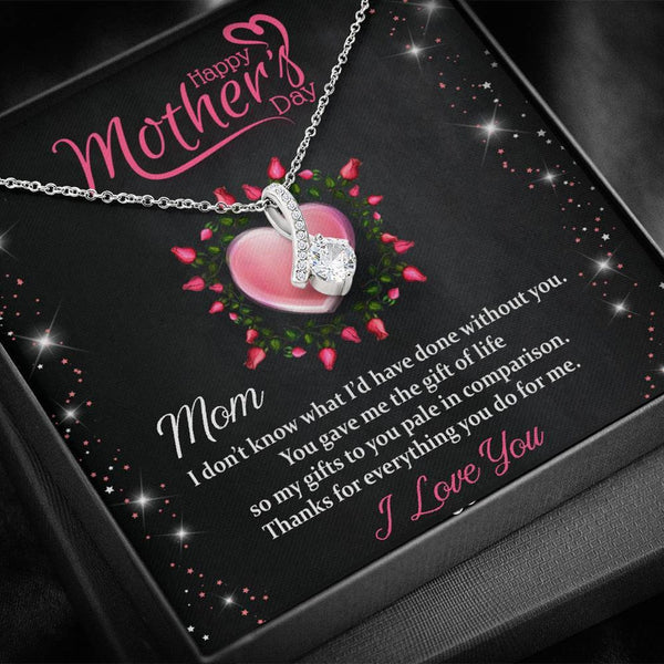 Stunning Mother's Day Gift Idea For Mom - Pure Silver Necklace Gift Set