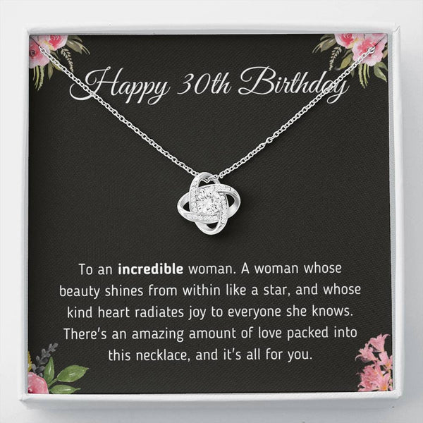 Unique 30th Birthday For Her 2024 - Pure Silver Necklace Gift Set