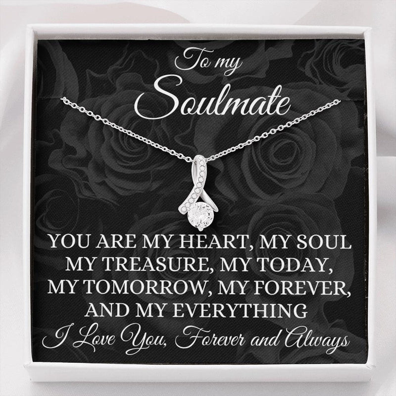 Best Gift For Female Soulmate 2025- Pure Silver Necklace Gift Set