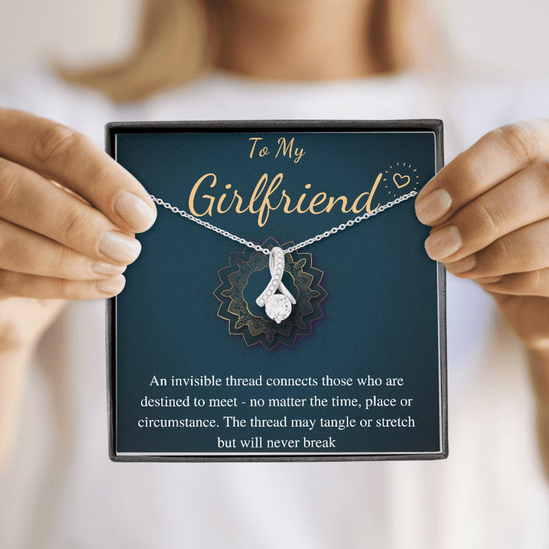 Romantic Birthday Gift For Girlfriend 2025 - Pure Silver Necklace Gift Set