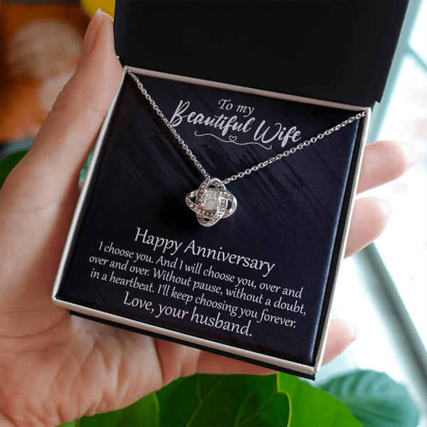 Heartfelt Anniversary Gift For Wife 2024 - Pure Silver Necklace Gift Set