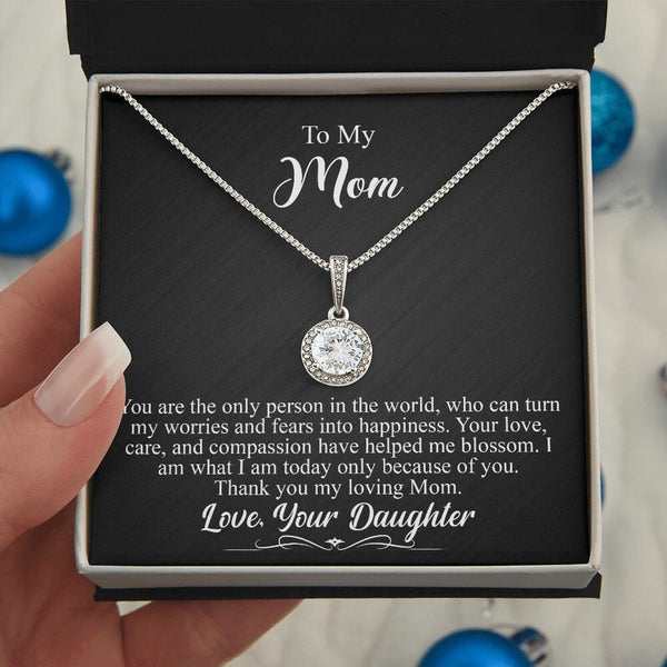 Lovely Gift For Mom from Daughter 2025 - Pure Silver Necklace Gift Set