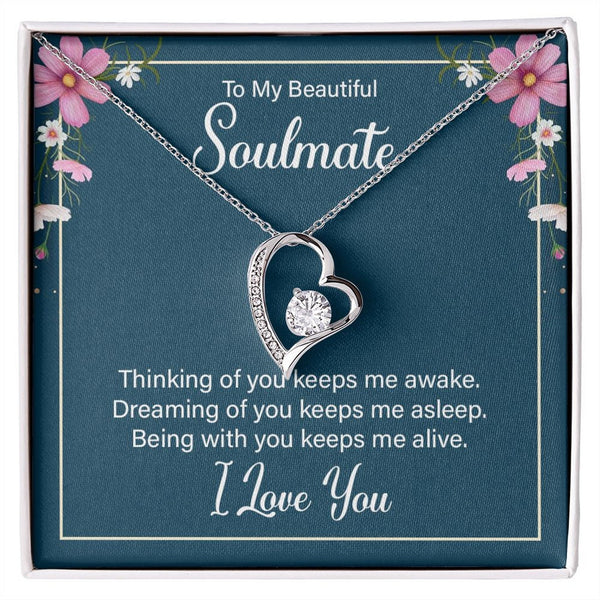 Amazing Gift For Soulmate 2025 - Pure Silver Heart Necklace Gift Set
