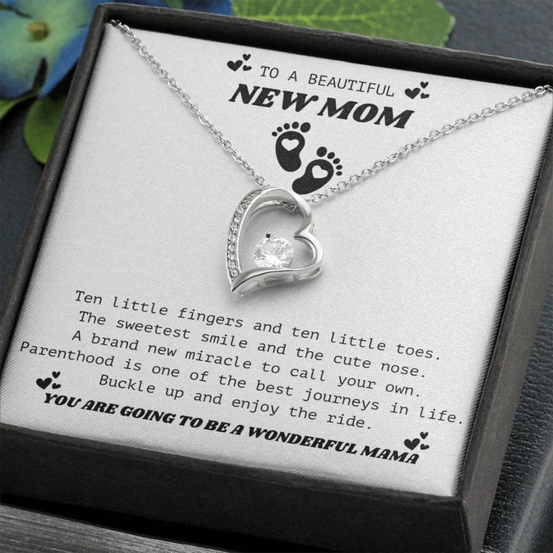 New Mom Gift - Pure Silver Necklace Gift Set