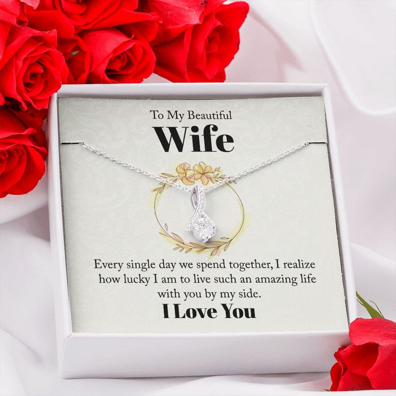 Most Special Gift For Wife 2024 - Pure Silver Necklace Gift Set