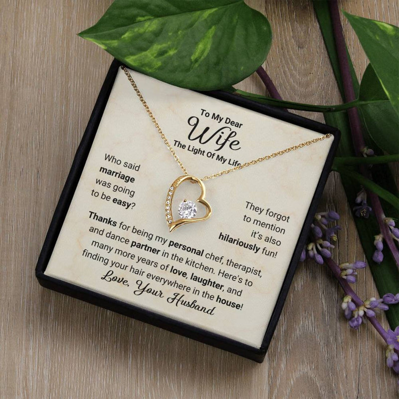 Amazing Gift For Beautiful Wife 2025 - Pure Silver Heart Necklace Gift Set