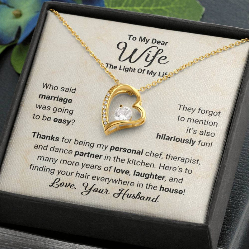 Amazing Gift For Beautiful Wife 2025 - Pure Silver Heart Necklace Gift Set