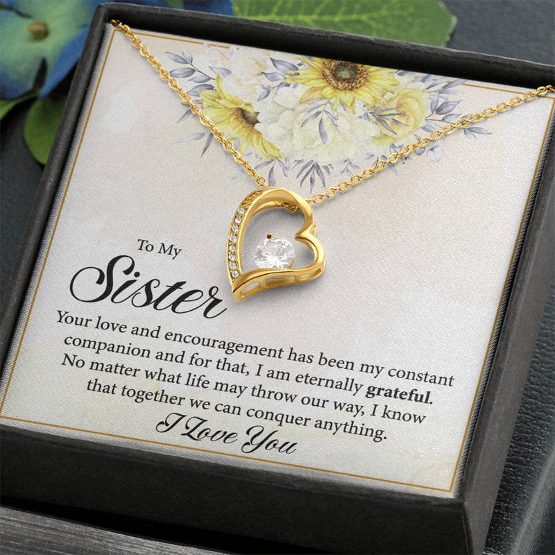 Perfect Gift For Sister 2025 - Pure Silver Interlocking Hearts Necklace Gift Set