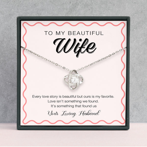 Special 2025 Gift For Wife - Pure Silver Necklace Gift Set