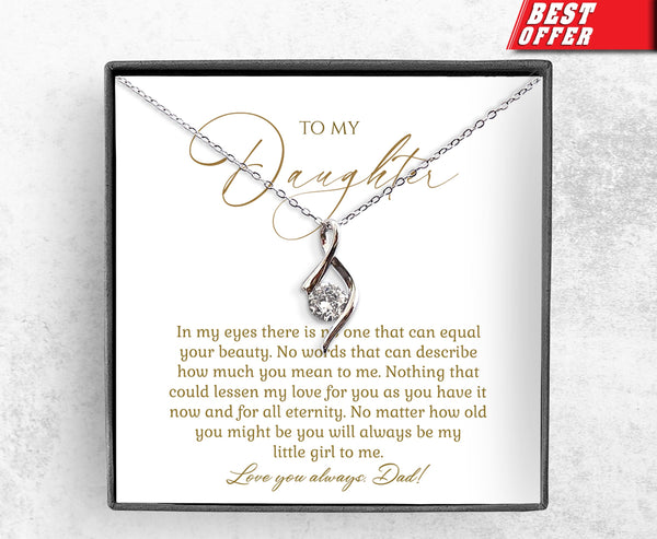 Most Special Gift For Daughter 2025 - Pure Silver Swirl Necklace Gift Set