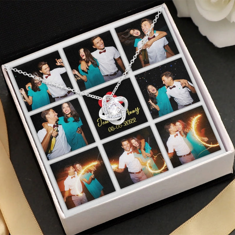 Best Personalized Gift For Female Partner - 925 Sterling Silver Necklace Gift Set