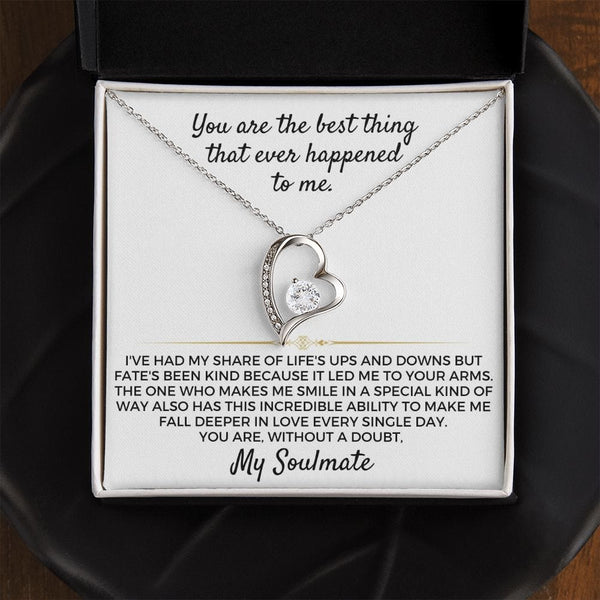 Beautiful Gift For Soulmate 2025 - Pure Silver Heart Necklace Gift Set