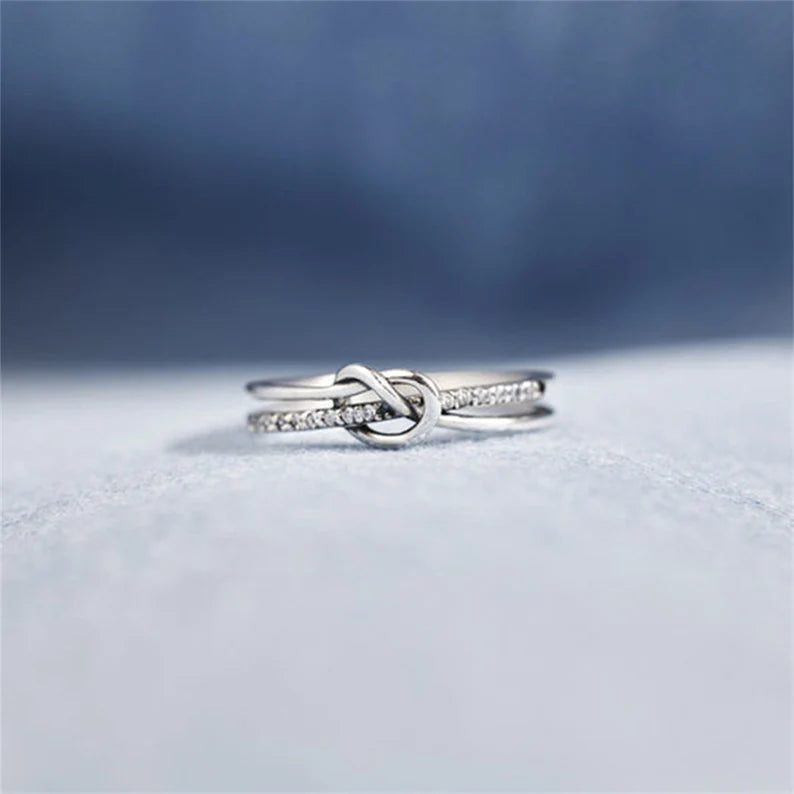 To My Bestfriend - Friendship Knot Ring