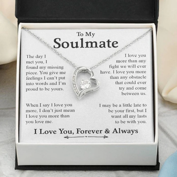 Special Gift Idea for Soulmate - Pure Silver Pendant Gift Set