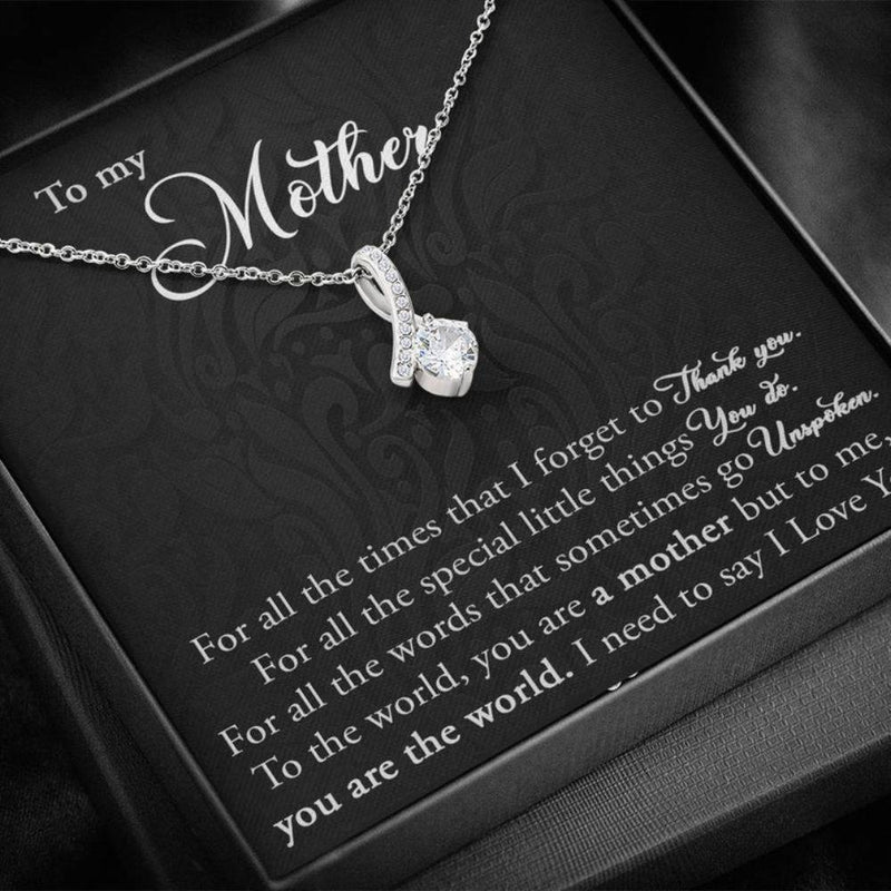 Most Special Gift For Mom 2024 - Pure Silver Necklace Gift Set