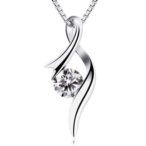 Fabunora Style Swirl Necklace - 925 Sterling Silver necklace