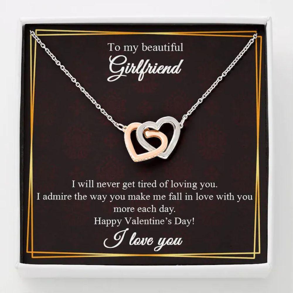Most Romantic Gift For Girlfriend - Pure Silver Necklace Gift Set ...