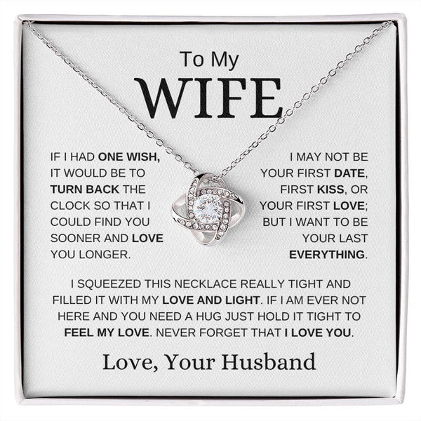 Most Special Gift Idea For Wife - Pure Silver Necklace Gift Set