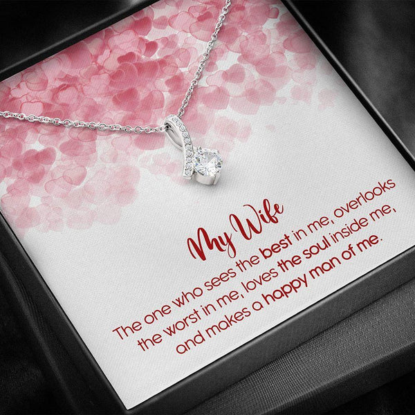 Special Heartfelt Gift For Wife - Pure Silver Necklace Gift Set