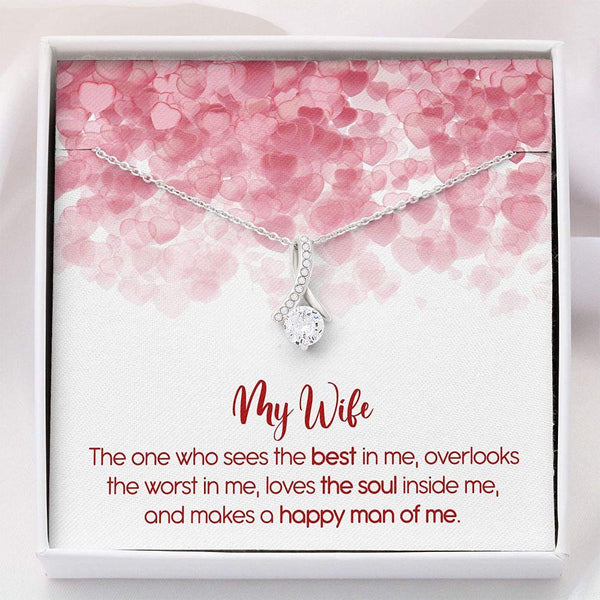 Special Heartfelt Gift For Wife - Pure Silver Necklace Gift Set