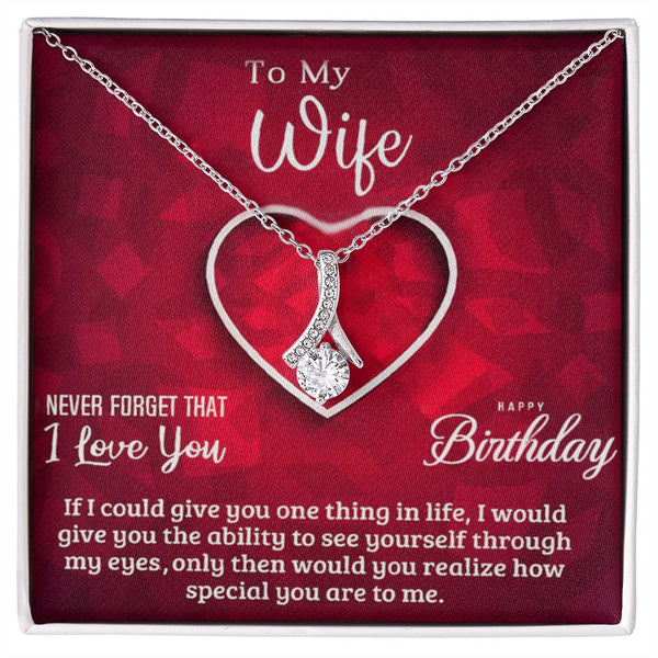 Perfect Birthday Gift for Wife 2025 - Pure Silver Necklace Gift Set