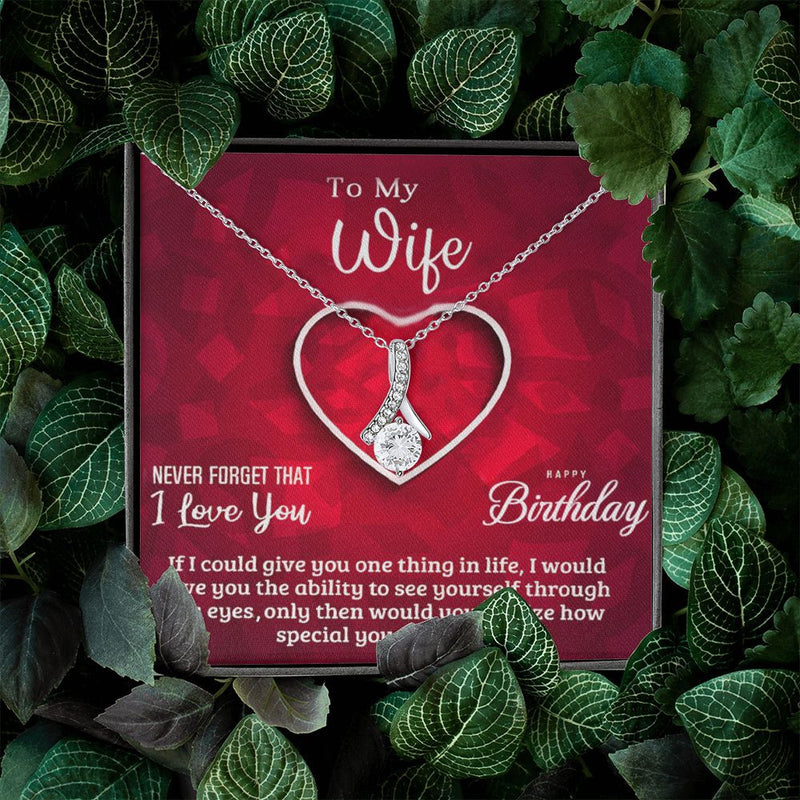 Perfect Birthday Gift for Wife 2024 - Pure Silver Necklace Gift Set