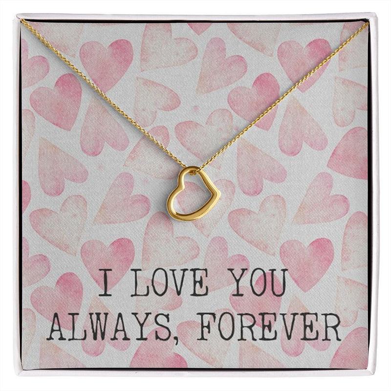 heart shape pendant Gift for girlfriend on valentine day